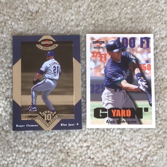 Vintage 1995-97 Score MLB Baseball Trading Cards, Lot of 65 Cards - Picture 4 of 16